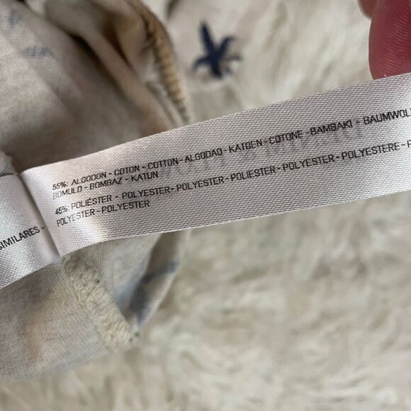 DENIM & FLOWER Men’s Pullover Long Sleeve Hoodie Shirt Size Medium Palm Trees - Picture 8 of 10